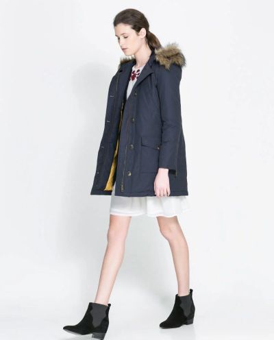 Лот: 4153124. Фото: 1. Парка-анорак Zara. Верхняя одежда