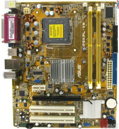 Лот: 13365025. Фото: 1. Материнская плата Asus P5KPL-VM... Материнские платы