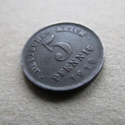 Лот: 20944555. Фото: 1. Монета 5 пять пфенниг Германия... Германия и Австрия