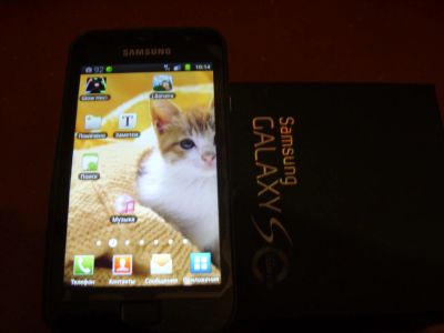 Лот: 4687318. Фото: 1. Samsung GT-i9003 рабочий. Оригинал... Смартфоны