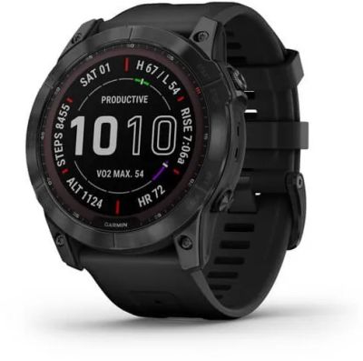 Лот: 22194854. Фото: 1. Часы Garmin fenix 7X Sapphire... Смарт-часы, фитнес-браслеты, аксессуары