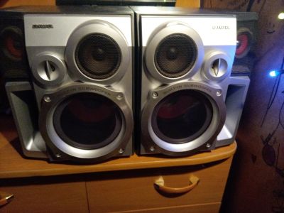 Лот: 18031542. Фото: 1. Мощные колонки Aiwa.Пассивные... Пассивные акустические системы