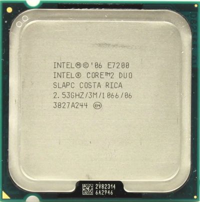 Лот: 11998443. Фото: 1. Intel Core 2 Duo E7200 (3M Cache... Процессоры