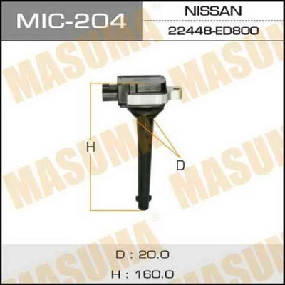 Лот: 18589734. Фото: 1. Катушка зажигания masuma mr20de... Электрооборудование