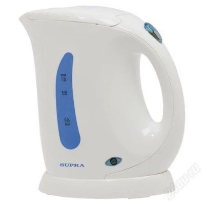 Лот: 2329730. Фото: 1. Чайник SUPRA KES-1422 (0,9 кВт... Чайники, кофемашины, кулеры