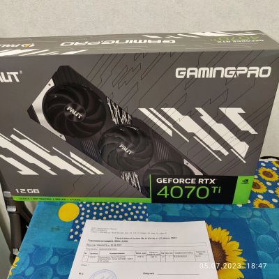 Лот: 20573571. Фото: 1. Видеокарта rtx 4070ti. Видеокарты