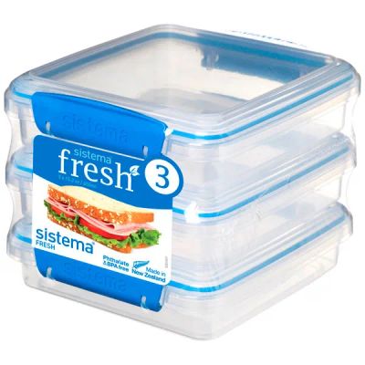 Лот: 24522515. Фото: 1. Набор контейнеров Sistema Fresh... Контейнеры, банки