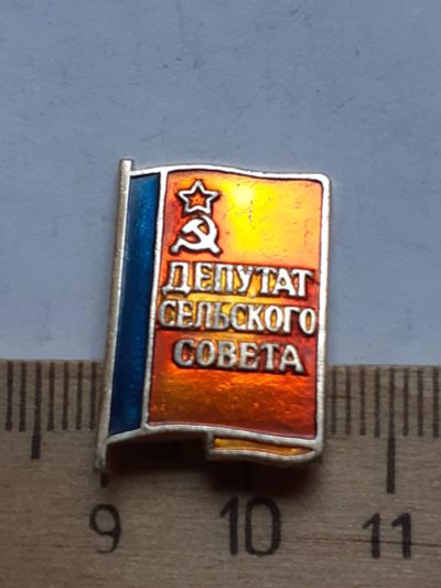 Лот: 18689326. Фото: 1. (№12877) значки, Депутат Сельского... Другое (значки, медали, жетоны)