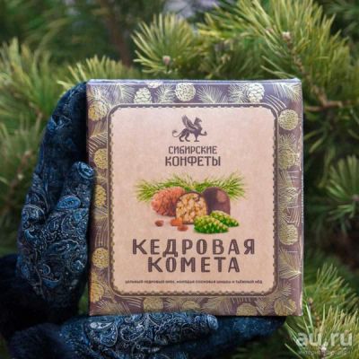 Лот: 13510296. Фото: 1. Кедровая комета — кедровый грильяж... Шоколад, конфеты