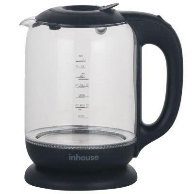 Лот: 24509791. Фото: 1. Электрический чайник Inhouse IEK-1723BK. Чайники, кофемашины, кулеры
