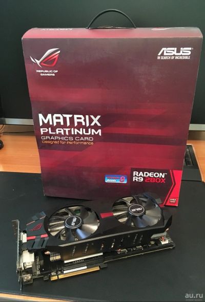 Лот: 12808891. Фото: 1. Видеокарта ASUS Matrix platinum... Видеокарты