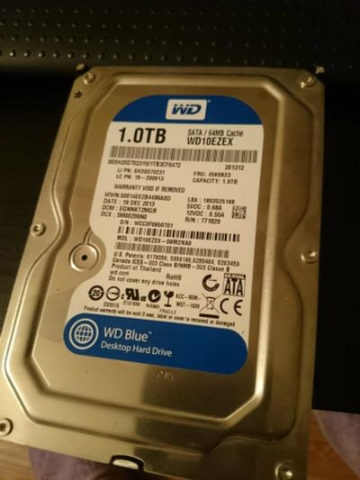 Лот: 10473652. Фото: 1. Wd на терабайт в отличном состоянии. Жёсткие диски (HDD)
