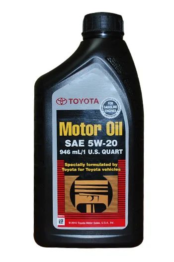 Лот: 5175880. Фото: 1. Toyota motor oil 5W20 SN 0,946л... Масла, жидкости