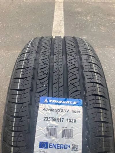 Лот: 24969128. Фото: 1. Летняя резина 235/55 R-17 "Triangle... Шины