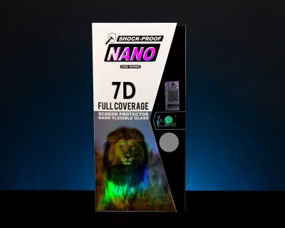 Лот: 15444740. Фото: 1. Защитное стекло-пленка "Nano 7D... Защитные стёкла, защитные плёнки
