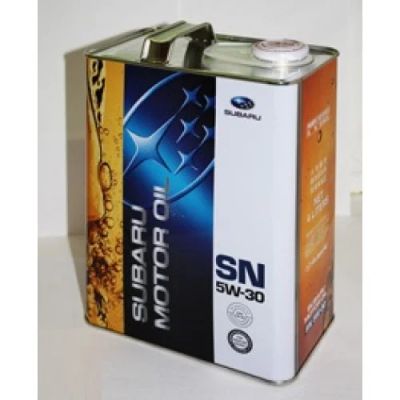 Лот: 4899544. Фото: 1. Subaru motor oil 5W30 SN 4л K0215-Y0273. Масла, жидкости