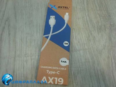 Лот: 19893072. Фото: 1. Кабель Type-C Axtel AX19 (2.4A... Дата-кабели, переходники