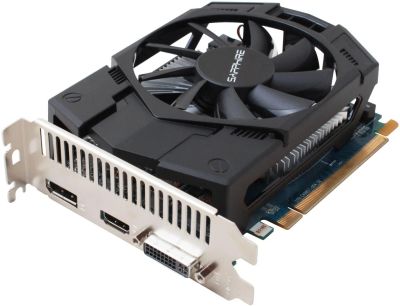 Лот: 6870129. Фото: 1. Sapphire AMD Radeon R7 250X (мощнее... Видеокарты
