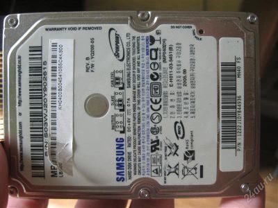 Лот: 2054377. Фото: 1. HDD 40GB 2.5 IDE ноутбучный. Жёсткие диски (HDD)