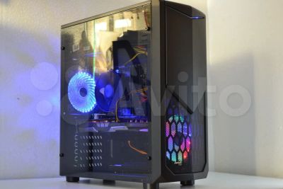 Лот: 17196733. Фото: 1. Игровой компьютер i3 9100f / GTX... Компьютеры в сборе