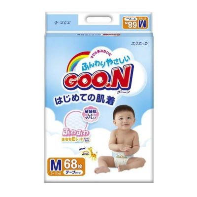 Лот: 5081433. Фото: 1. Японские подгузники Goon (гун... Детская гигиена