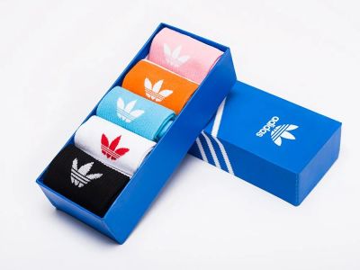 Лот: 18821693. Фото: 1. Носки длинные Adidas - 5 пар... Носки
