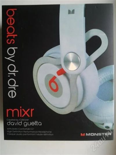 Лот: 2562478. Фото: 1. MONSTER BEATS MIXR DJ DAVID GUETTA... Наушники, гарнитуры