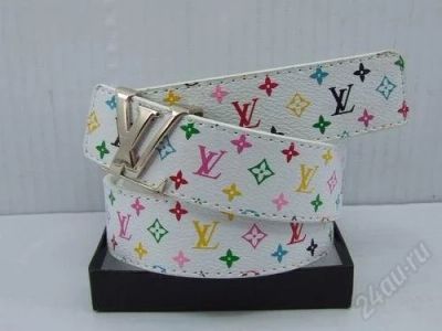 Лот: 1444248. Фото: 1. louis vuitton ремень(белый). Ремни, пояса