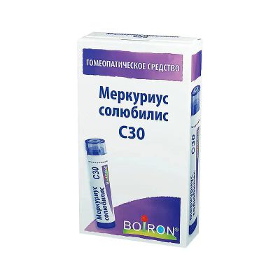 Лот: 24842833. Фото: 1. Меркуриус Солюбилис С30 гранулы... Лекарства
