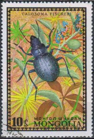 Лот: 21546093. Фото: 1. 1972. Монголия. Жуки. н.с. № 686. Марки