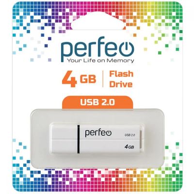Лот: 24948904. Фото: 1. Флеш-накопитель USB2.0 4Gb Perfeo... USB-флеш карты