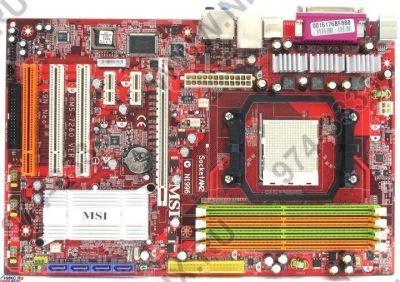 Лот: 91396. Фото: 1. Материнская плата MSI K9N Neo... Материнские платы