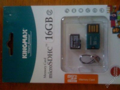 Лот: 1267988. Фото: 1. micro SDHC 16GB class2. Карты памяти