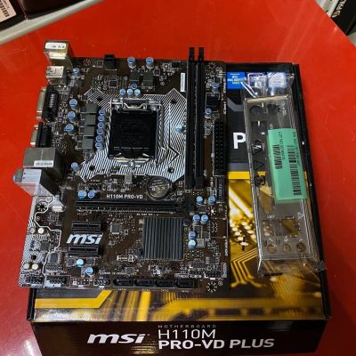 Лот: 15231530. Фото: 1. Материнская плата MSI H110M PRO-VD... Материнские платы