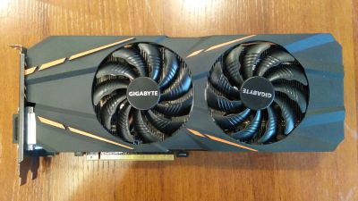 Лот: 14904270. Фото: 1. Видеокарта Gigabyte GeForce GTX... Видеокарты