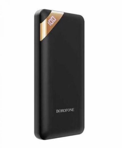 Лот: 16170982. Фото: 1. ЗУ Borofone DB112 10000 mAh черный. Внешние, портативные аккумуляторы для смартфонов (Power bank)