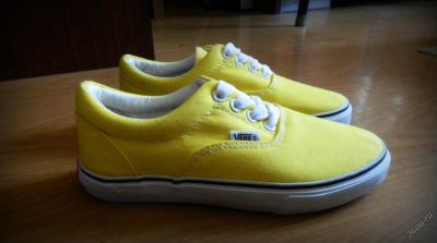 Лот: 3952458. Фото: 1. Кроссовки кеды Vans желтые размер... Кеды, кроссовки, слипоны