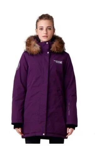 Лот: 15415915. Фото: 1. Горнолыжная куртка фиолет. Зимняя спортивная одежда