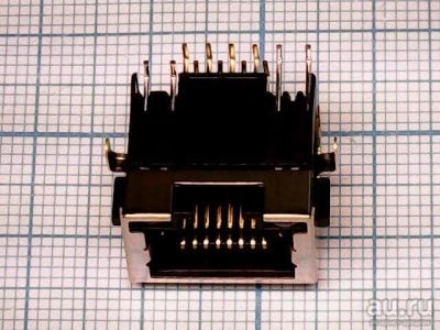 Лот: 12286719. Фото: 1. Разъём RJ-45 №44 female. Разъёмы