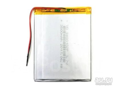 Лот: 10948635. Фото: 1. АКБ универсальная 3480102p 3,7v... Аккумуляторы