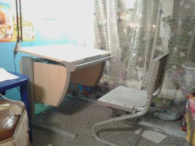 Лот: 7629730. Фото: 1. Парта+стул Деми, растущие. Столики, стулья, парты