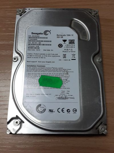 Лот: 17847825. Фото: 1. HDD 320gb для компьютера. Жесткий... Жёсткие диски (HDD)