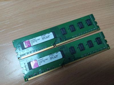 Лот: 15507010. Фото: 1. Память DDR3 4gb (2x 2gb Kingston... Оперативная память