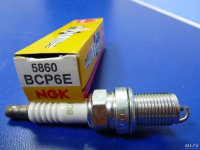 Лот: 8332142. Фото: 1. Свеча зажигания NGK 5860 BCP6E. Двигатель и элементы двигателя