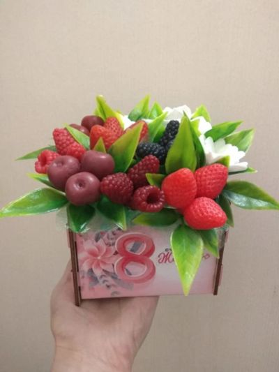 Лот: 17238832. Фото: 1. Букет из мыла 5. Подарки на 8 марта