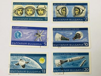 Лот: 23594276. Фото: 1. Исследование и использование космического... Марки