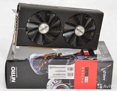 Лот: 16306204. Фото: 1. Видеокарта sapphire rx 470 8 gb. Видеокарты