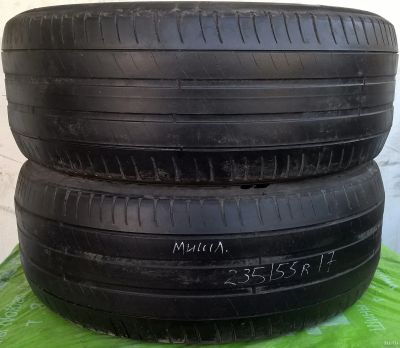 Лот: 13604498. Фото: 1. Шины 235/55 R17 235/55/17 Michelin... Шины