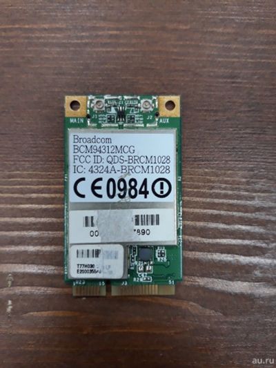 Лот: 17834505. Фото: 1. б/у Модуль Wi-Fi mini PCI-E, BCM94312mcg... Другое (комплектующие)