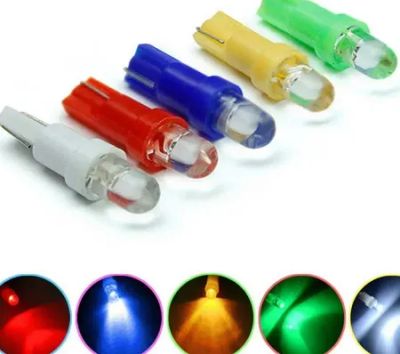 Лот: 22986945. Фото: 1. T5 White Flat 5mm LED (12V, W1... Оптика и освещение